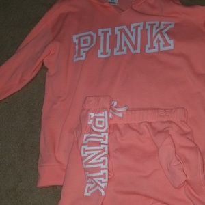 Pink short set